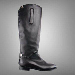 Hermes NIB New Authentic Rare Black Hippique Horse Riding Boots EU Size 37 Shoes